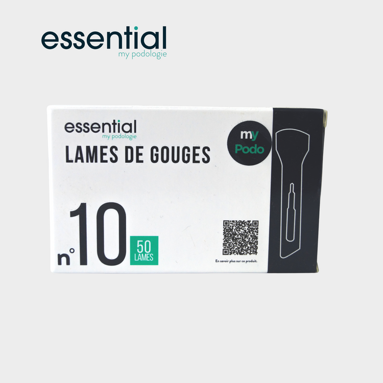 50 Lames de gouges stériles - Essential by My Podologie