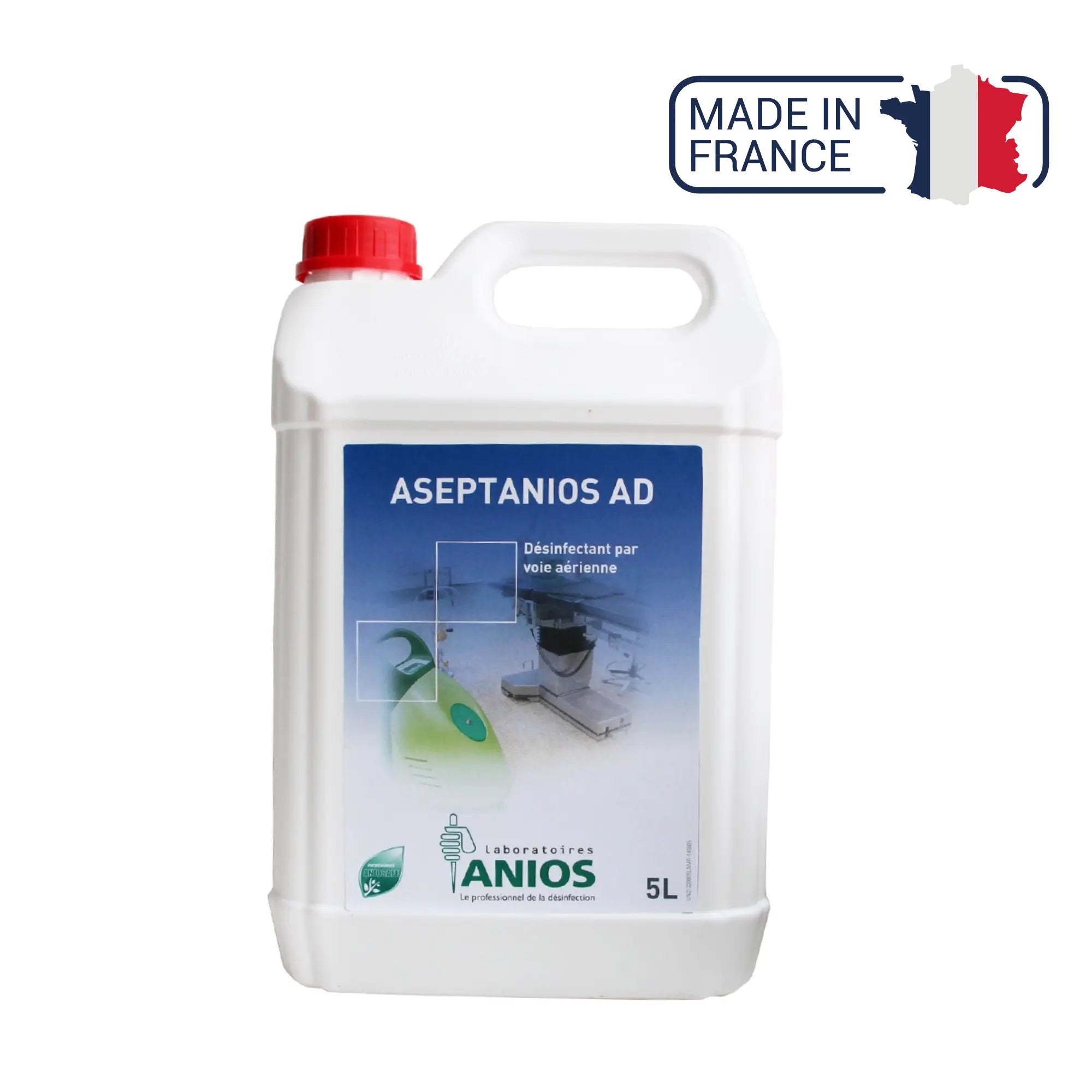 Aseptanios AD - Désinfection par voie aérienne - 2L ou 5L - Anios - My Podologie