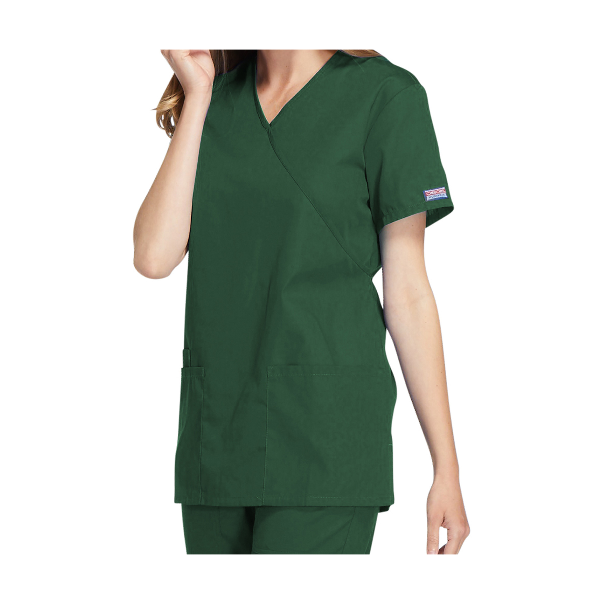 Bayonne - Tunique médicale - Effet cache-coeur  - Manches courtes - Femme - 72 cm - Cherokee Cherokee Authentic Workwear