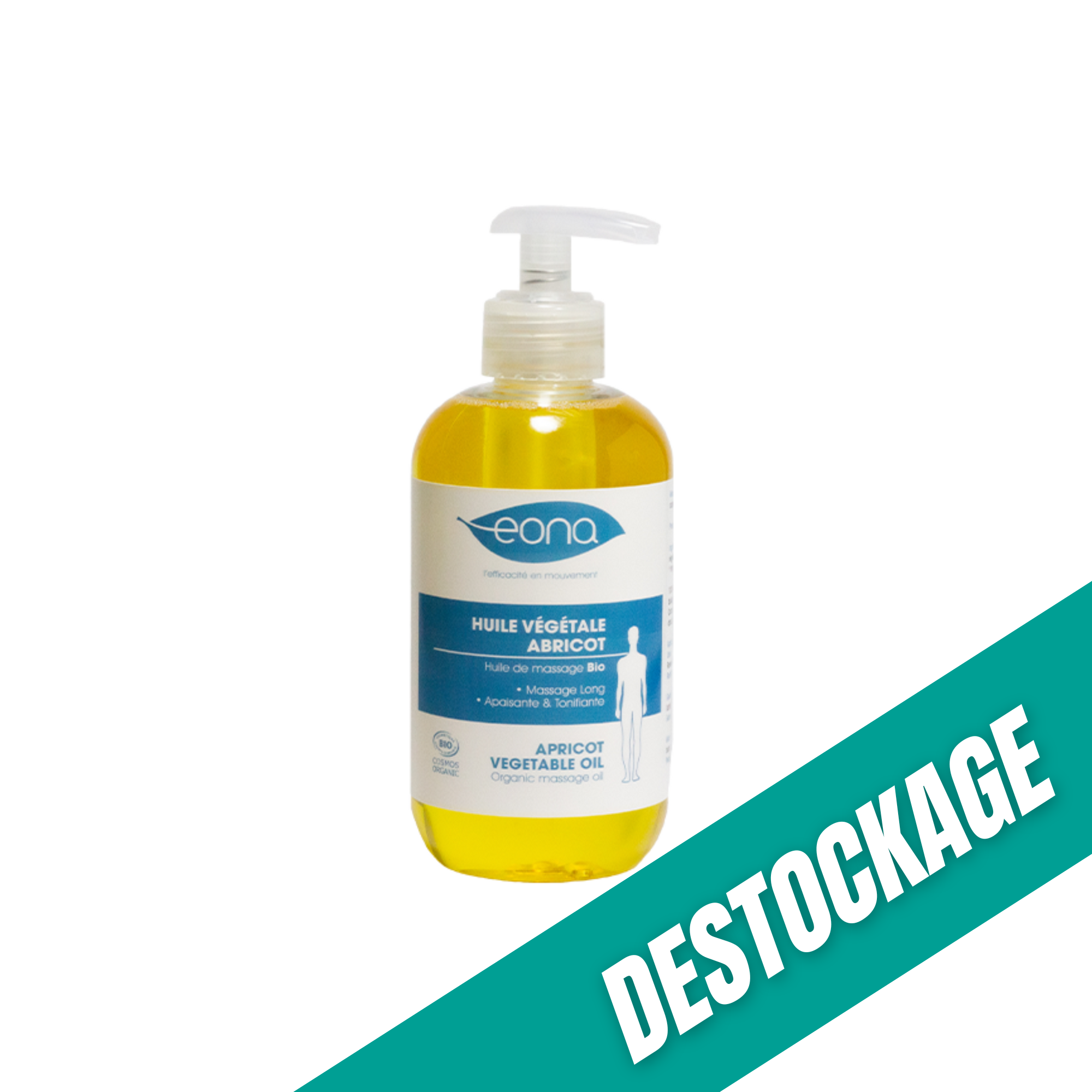 Huile de massage - Abricot - 250 ml - Bio - Eona // Déstockage Eona