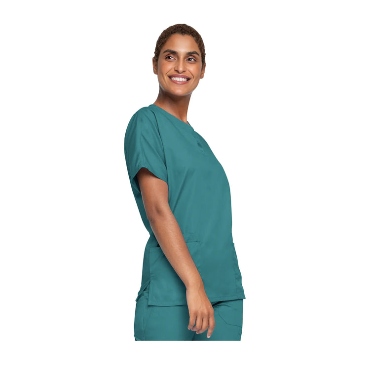 Guéthary - Tunique médicale - Col V - Manches courtes - Femme - Cherokee - Couleur 1 Cherokee Authentic Workwear 