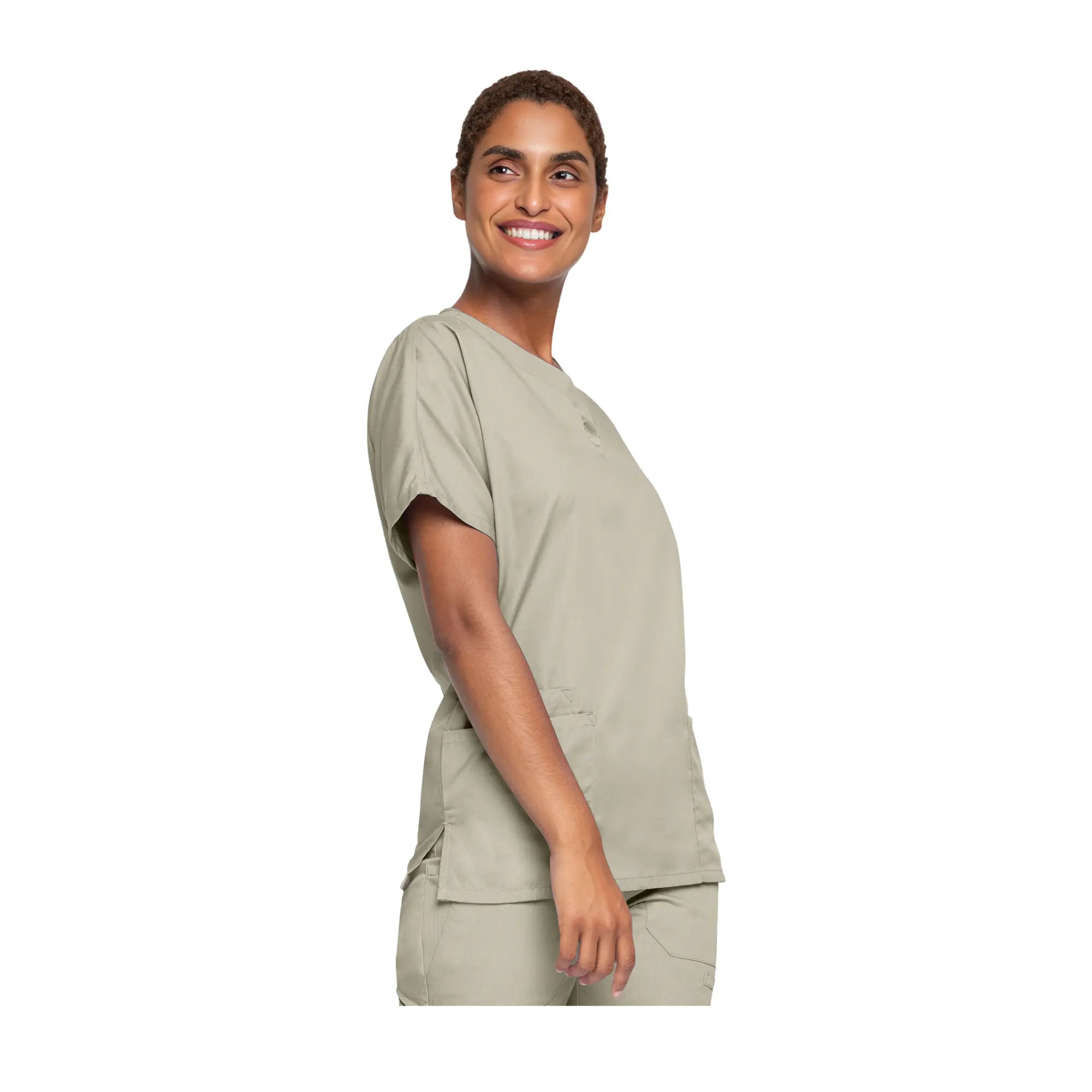 Guéthary - Tunique médicale - Col V - Manches courtes - Femme - Cherokee - Couleur 2 Cherokee Authentic Workwear 