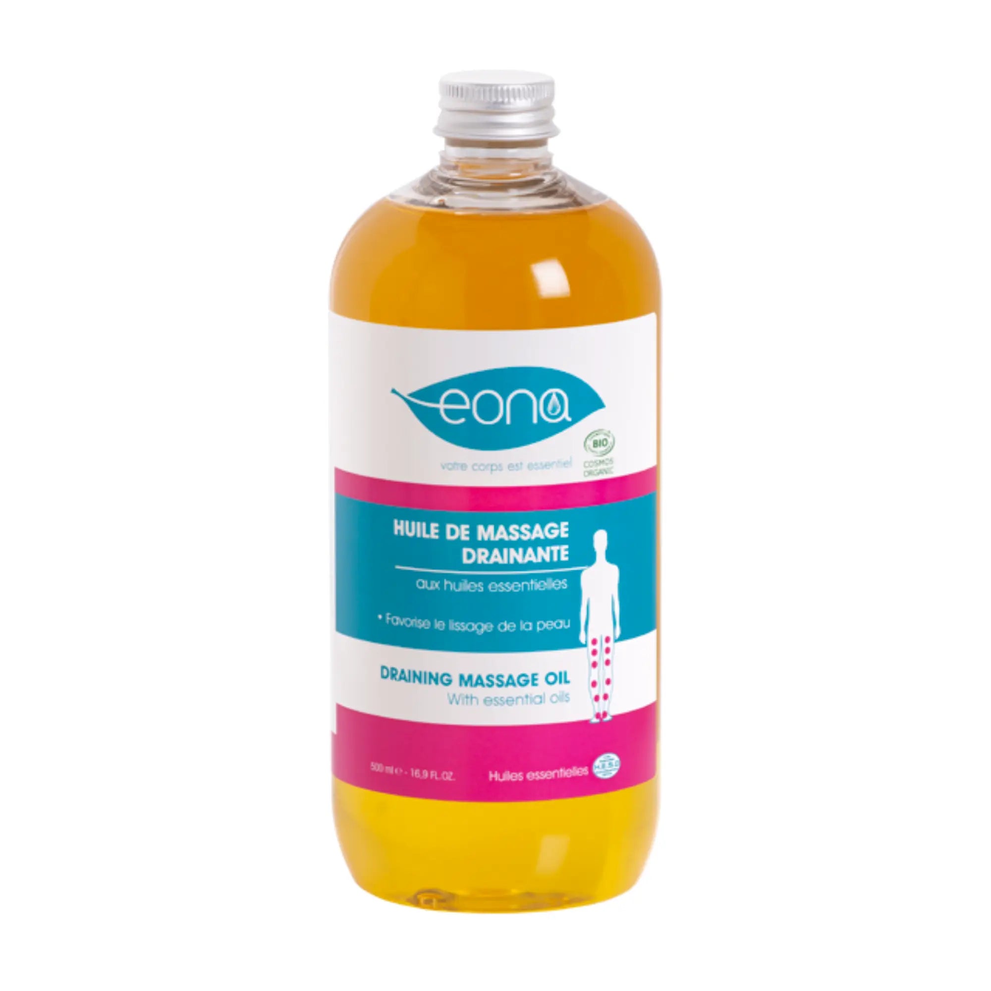 Massage oil - Draining - Organic - Eona