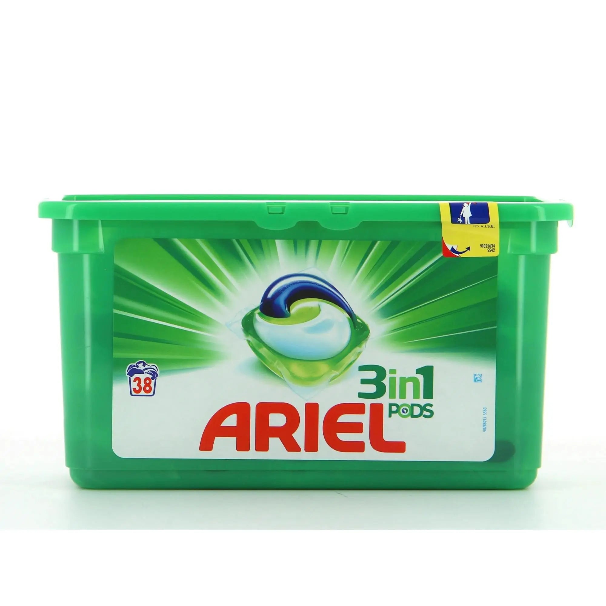 Detergent - Ariel Original - 3 in 1 PODS - 38 washes