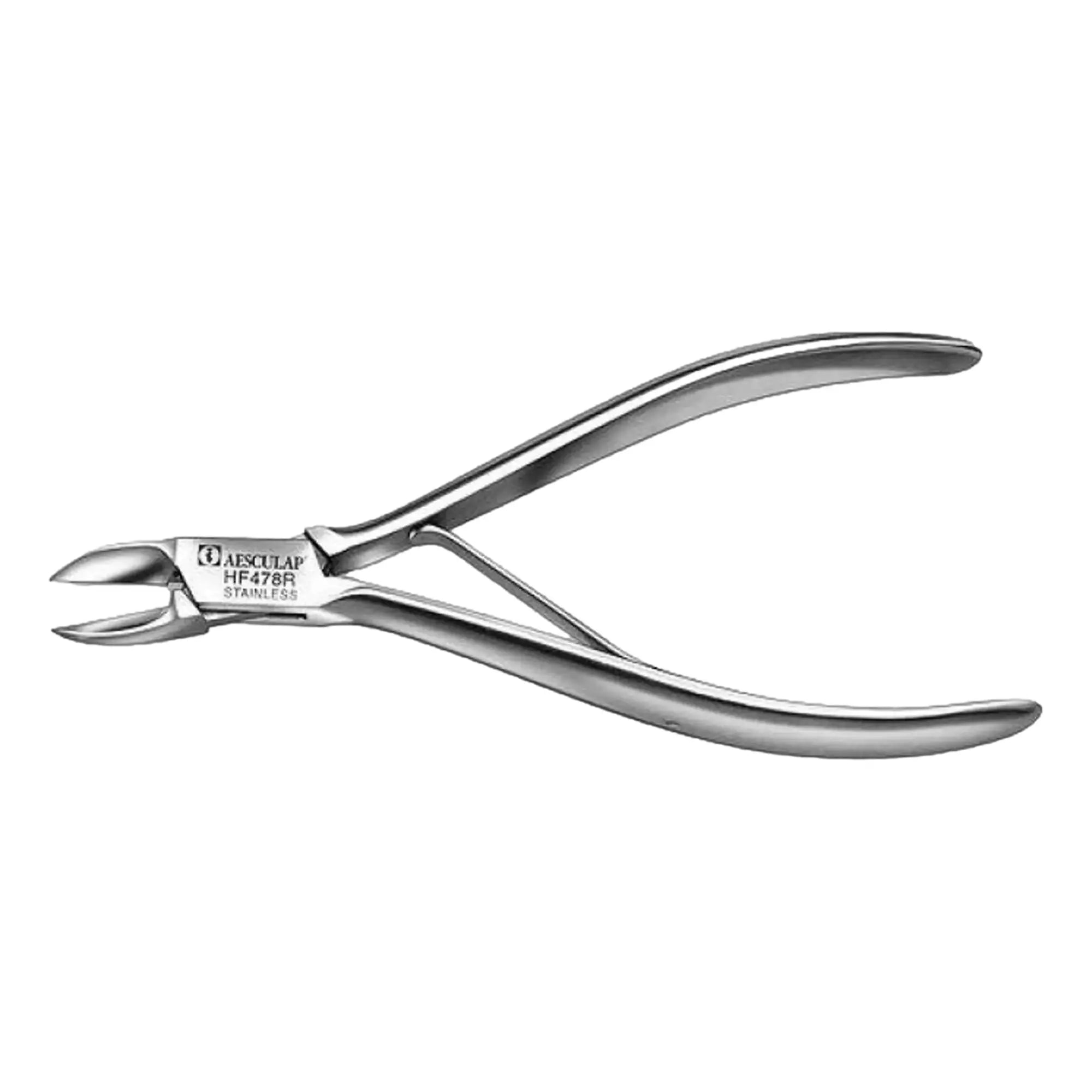 Pince à ongles - Coupe droite - Mors plats - 13 cm - Aesculap - HF478R